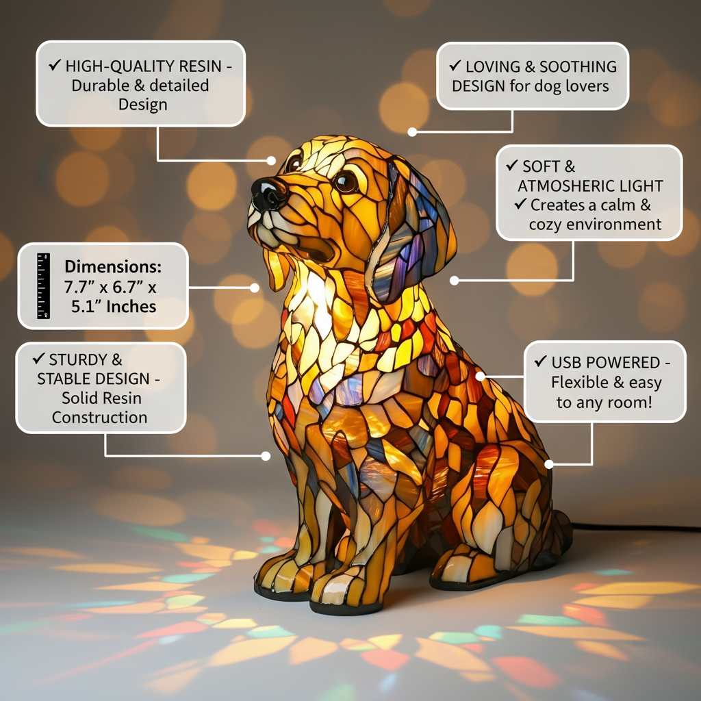 Buddy – Λάμπα Golden Retriever