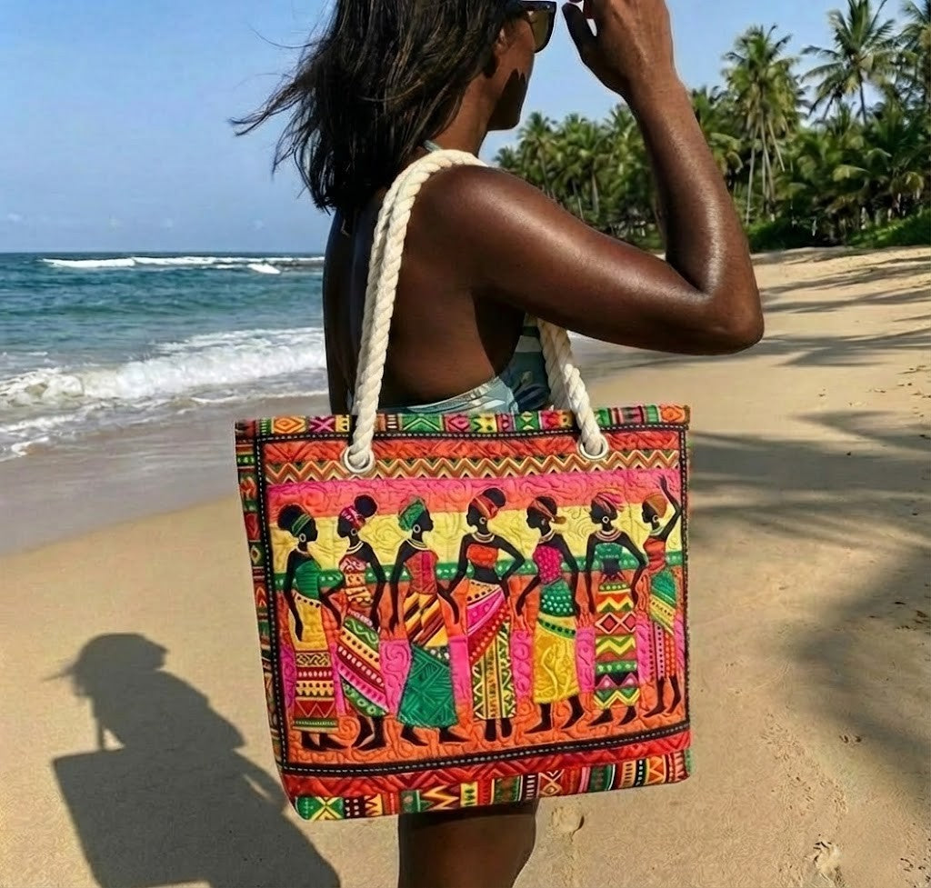 Χειροποίητη Τσάντα Θαλάσσης – Melanina Queen