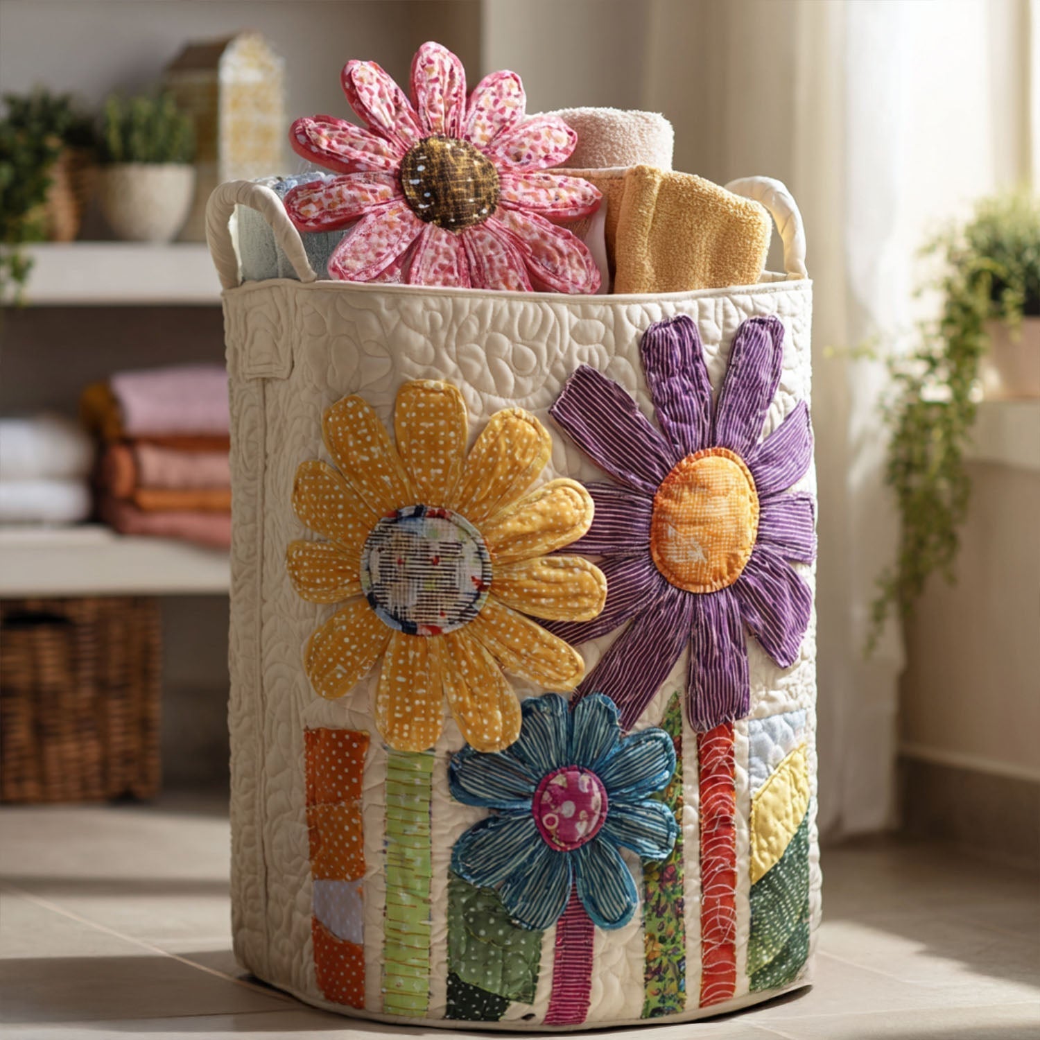 Καλάθι Απλύτων – Antique Floral