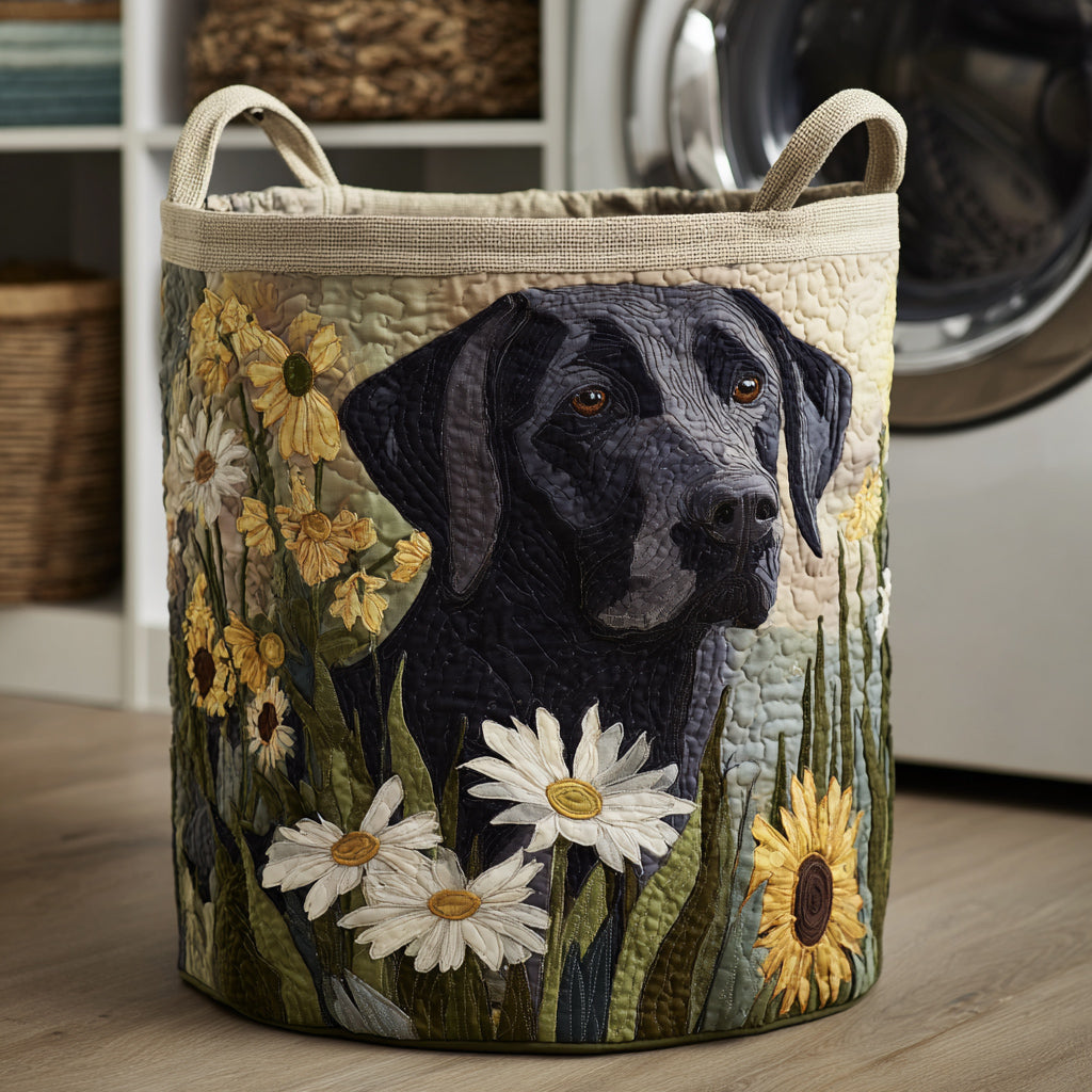 Καλάθι Απλύτων – Black Lab Blooms