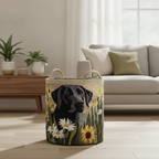 Καλάθι Απλύτων – Black Lab Blooms