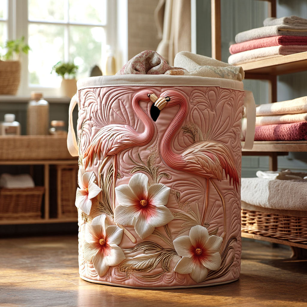 Καλάθι Απλύτων – Bloom Flamingo