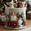 Καλάθι Απλύτων – Christmas Corgi Joy