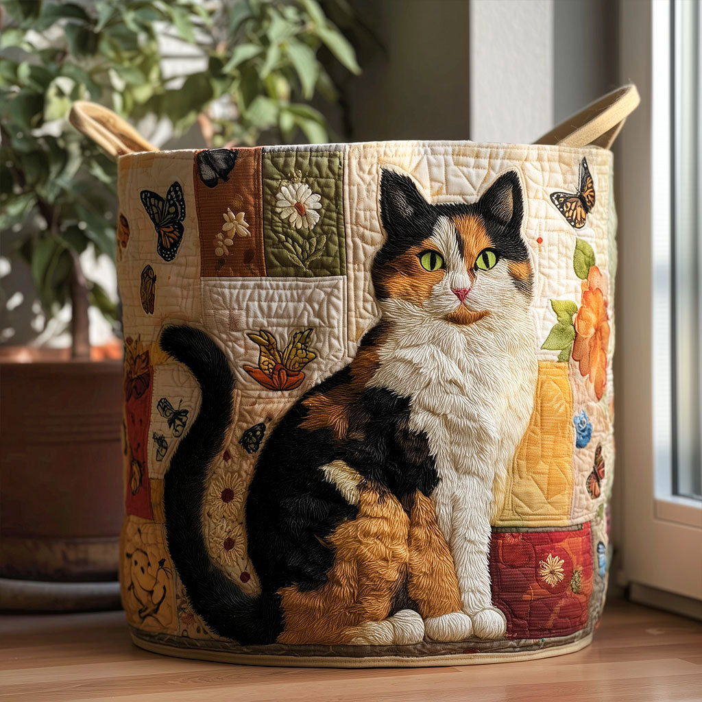 Καλάθι Απλύτων – Cottage Cat Dreams