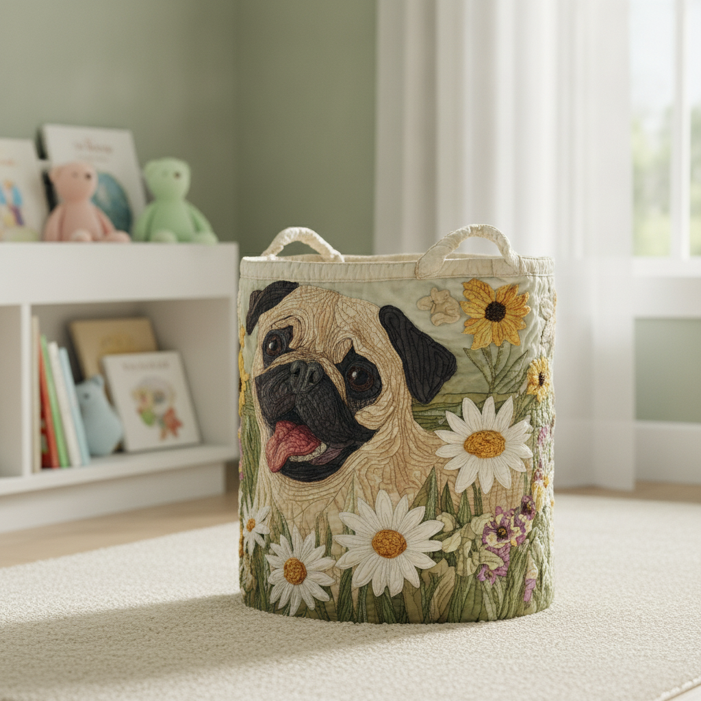 Καλάθι Απλύτων – Daisy Pug
