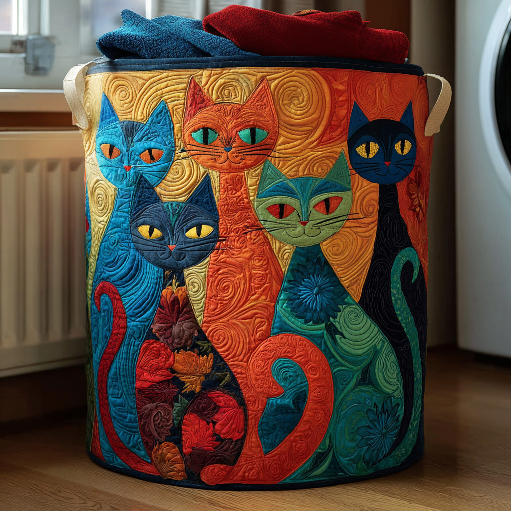 Καλάθι Απλύτων – Enchanted Cats
