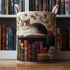 Καλάθι Απλύτων – Library Cat