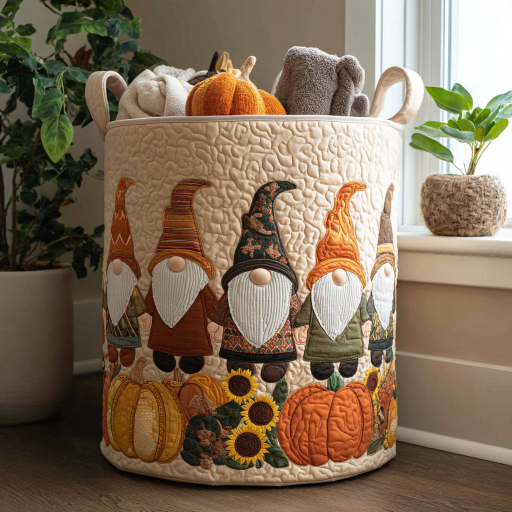 Καλάθι Απλύτων – Pumpkin Patch Gnome