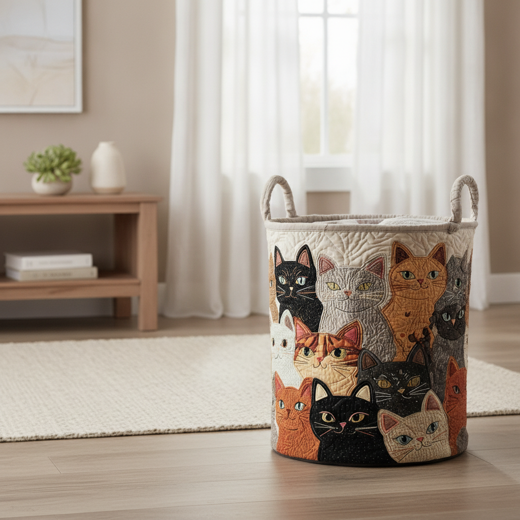Καλάθι Απλύτων – Purring Cozy