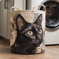 Καλάθι Απλύτων – Rustic Black Cat