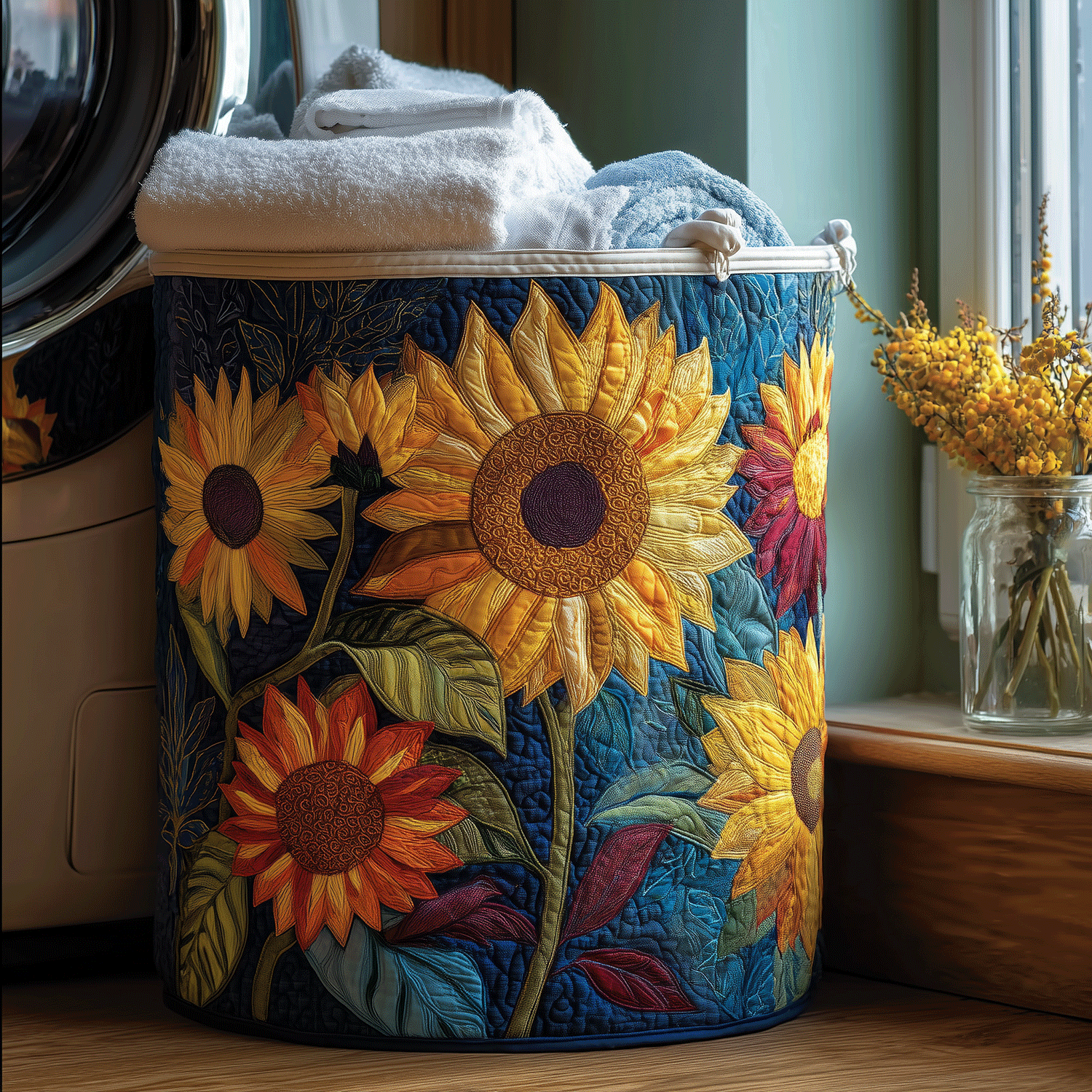 Καλάθι Απλύτων – Sunshine Floral