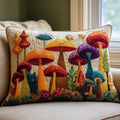 Καπιτονέ Μαξιλαροθήκη – Mushroom Garden