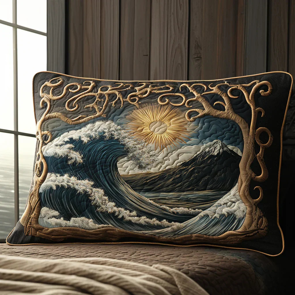 Καπιτονέ Μαξιλαροθήκη – Ocean Waves