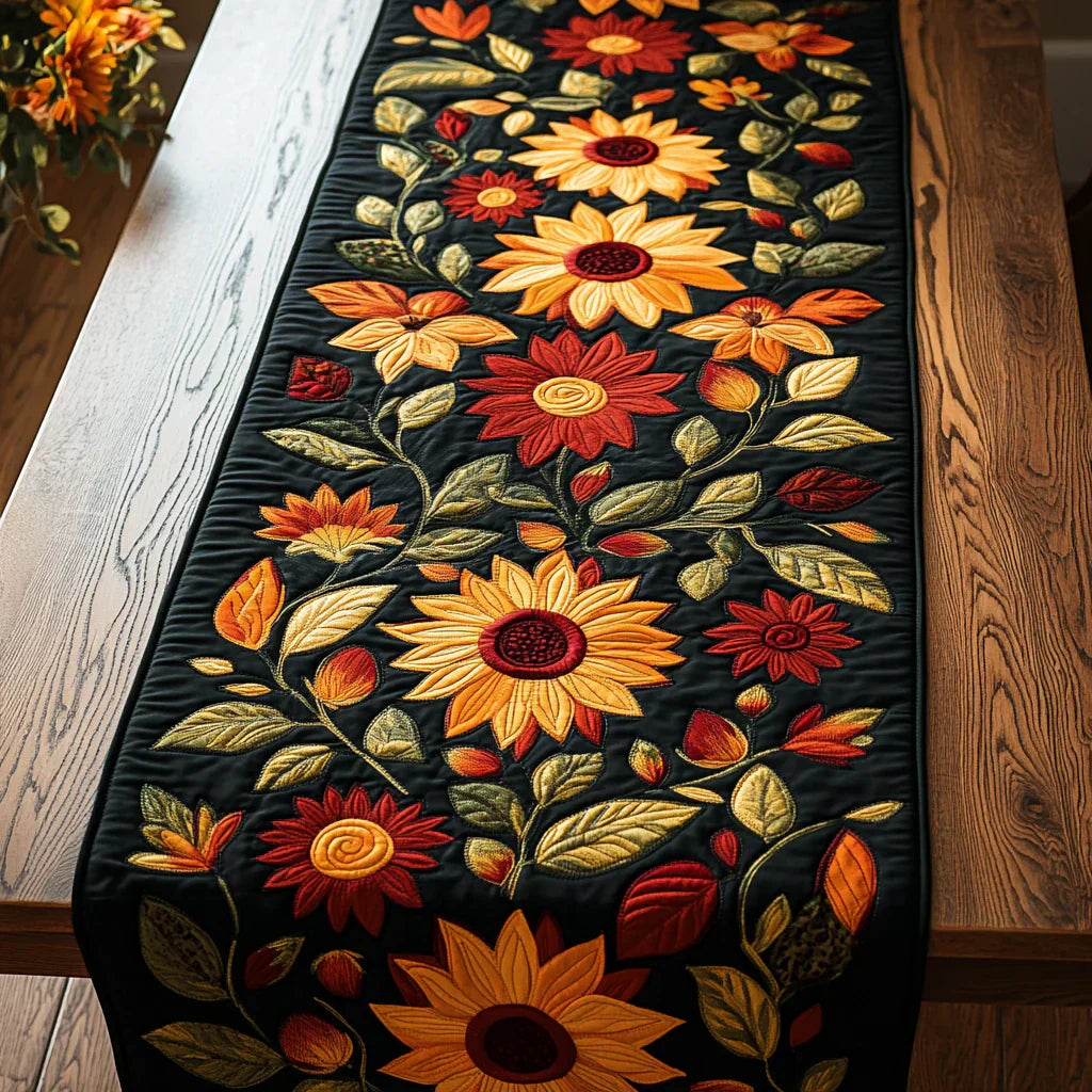 Καπιτονέ Ράνερ Τραπεζιού – Autumn Sunflowers