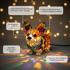 Λαμπερό Corgi – Καλλιτεχνική Φιγούρα