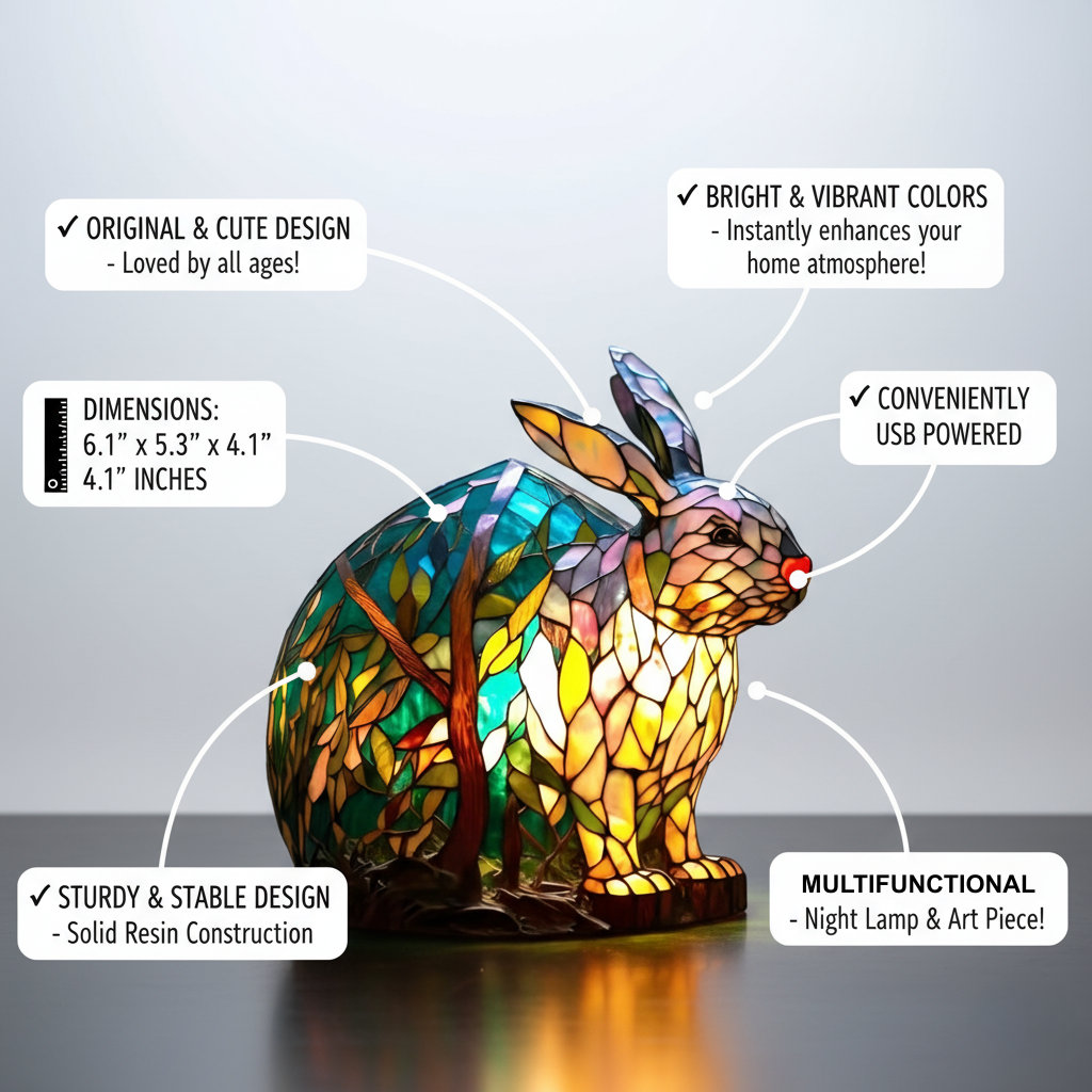 Noppie – Livlig Kaninlampa