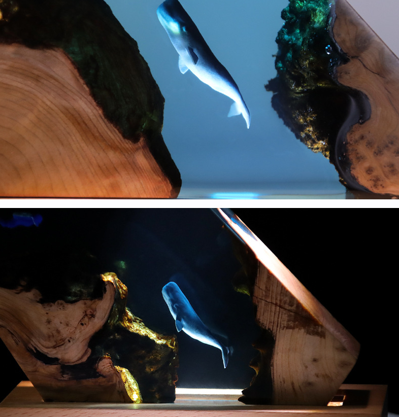 Resinkonst — Φάλαινα και Δύτης στη Σπηλιά